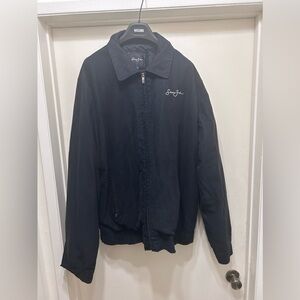 Vintage Y2K Sean John Jacket Mens Size XXL Black Bi Swing  VTG Harrington Style